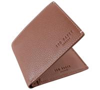 Ted Baker Mens Sidnny Pebbled Leather Wallet - Tan
