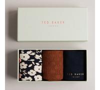 Ted Baker Mens Socks Gift Set London Becools Assorted Cotton 3 Pack UK 7-11