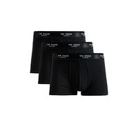 Ted Baker Mens Trunks, Cotton, 3-Pack, (TBB02), Black, M