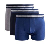 Ted Baker Mens Trunks, Cotton, 3-Pack, (TBB02), Navy/Grey Heather/Estate Blue, M