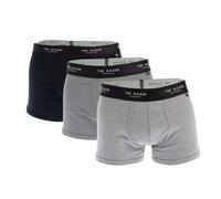 Ted Baker Men's 3 Pack of Cotton Trunks - Navy - Size: 33/32/32