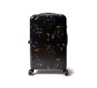 Ted Baker Midnight Bloom Case 68cm Medium Suitcase Navy Floral 4 Wheel Lightweight ABS TSA Lock Designer Luggage Travel Bag Organised Interior Stylish Carry-On Hard Shell Compartments 77L Capacity