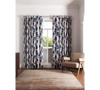 Ted Baker Midnight Garden Lined Curtains Blue