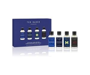 Ted Baker Mini Perfume Set for Him, Gift Set Containing 4 Miniature Fragrances for Men, Skinwear, Skinwear Limited Edition, M & X20, 4 x 15ml