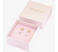Ted Baker Moanny Two Tone Pave Star & Crescent Moon Stud Earring Set TBJ2621-23-02