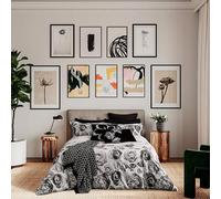 Ted Baker Mono Floral Duvet Cover Set Double Mono