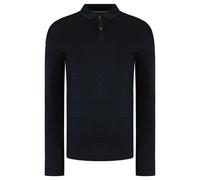 Ted Baker Morar Mens Navy Knitted Polo Shirt - Size Medium