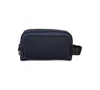 Ted Baker Nylon & Leather Wash Bag, Navy
