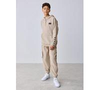 Ted Baker Older Boys Funnel Hoodie Set, Neutral, Size Age: 4 Years Neutral