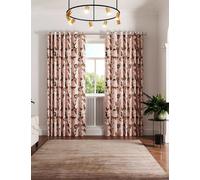 Ted Baker Opal Floral Lined Eyelet Curtains Pink