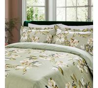Ted Baker Opal Floral Super Kingsize Duvet Cover SET, Sage