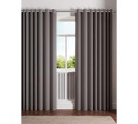 Ted Baker Palm Geo Blackout Lined Curtains Navy
