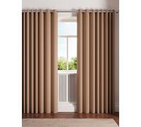 Ted Baker 'Palm Geo' Cotton Lined Curtains in Copper | Size: 168 cm width x 229 cm drop Ted Baker Copper 168 cm width x 229 cm drop