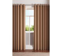 Ted Baker 'Palm Geo' Cotton Lined Curtains in Copper | Size: 168 cm width x 183 cm drop Ted Baker Copper 168 cm width x 183 cm drop