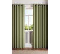 Ted Baker 'Palm Geo' Cotton Lined Curtains in Green | Size: 168 cm width x 183 cm drop Ted Baker Green 168 cm width x 183 cm drop