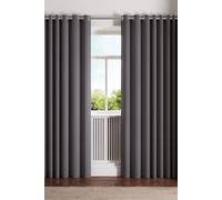 Ted Baker 'Palm Geo' Cotton Lined Curtains in Navy | Size: 228 cm width x 183 cm drop Ted Baker Navy 228 cm width x 183 cm drop