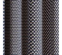 Ted Baker Palm Geo Lined Curtains 90" x 54", Navy