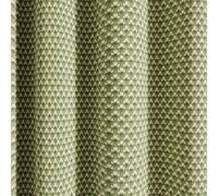 Ted Baker Palm Geo Lined Curtains 90" x 90", Green