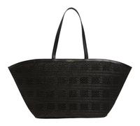 Ted Baker Pamylaa Raffia Straw Oversized Bucket Tote Bag Black
