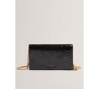 Ted Baker Patent Finish Cross Body Bag Black