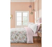 Ted Baker 'peppermint' Cotton Duvet Cover Set In Silver Silver Double