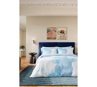Ted Baker Photo Magnolia Super Kingsize Duvet Cover SET, Blue