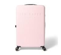 Ted Baker Pink Icon Large Suitcase 79cm Hard Shell 4 Wheel TSA Lock, 122L