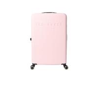 Ted Baker Pink Icon Large Suitcase 79cm Hard Shell 4 Wheel TSA Lock, 122L