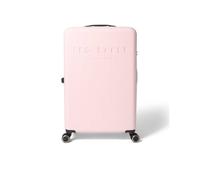 Ted Baker Pink Icon Large Suitcase 79cm Hard Shell 4 Wheel TSA Lock, 122L