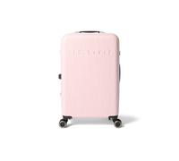Ted Baker Pink Icon Medium Suitcase 68cm Hard Shell 4 Wheel TSA Lock, 77L