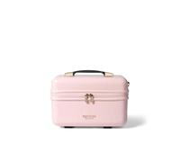 Ted Baker Pink Icon Vanity Case Hard Shell Makeup Bag, Croc Design, 17L