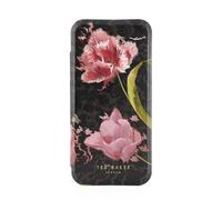 Ted Baker Pink Tulip Mirror Folio Phone Case for iPhone 17 Air Gold Shell