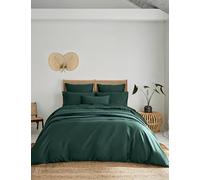 Ted Baker 250 Thread Count Plain Dye Super Kingsize Duvet Cover, Forest