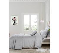 Ted Baker 'TB Plain Dye' Cotton Sateen Duvet Cover in Silver | Size: Double