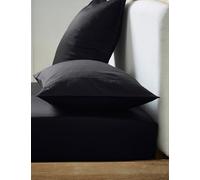 Ted Baker Plain Dye Fitted Sheet Black, King