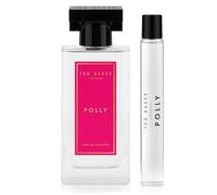 Ted Baker Polly Eau de Toilette Gift Set for Women, 50ml Fruity Floral Perfume with 15ml Rollerball, Feminine Fragrance Duo with Peach, Jasmine and Amber
