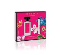 Ted Baker Polly EDT Gift Set, Fruity Floral, 50ml + 15ml Rollerball | Eau de Toilette gift set for women. A 50ml perfume and 15ml rollerball for home and on-the-go. Peach, Jasmine and Amber