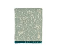 Ted Baker 'pressed Flowers' Cotton Throw In Mint Mint 150cm × 200cm