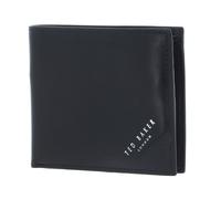 Ted Baker Prugs Embossed Corner Leather Bifold Coin Wallet Black
