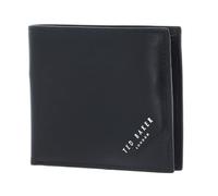Ted Baker Purse Prugs Embossed Corner Leather Bifold Coin Wallet Black