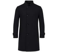 Ted Baker Radford Wool Long Sleeve Mens Black Coat 273374_BLACK