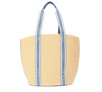 Ted Baker Raffia Webbing Detail Raffia Large Tote Bag Blue