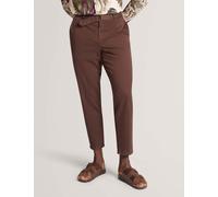 Ted Baker Regular Fit Cotton Rich Tapered Chinos Brown
