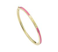 Ted Baker Roley Classic Colour Enamel Slim Bangle for Women (Gold/Hot Pink)