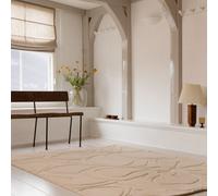 Ted Baker Romantic Magnolia Cream 162701 Wool Rug-140Cm X 200Cm
