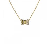 Ted Baker Romie Crystal Roll Multi Loop Gold Tone Necklace 1.7 x 1cm, 40-45cm