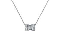 Ted Baker Romie Crystal Roll Multi Pendant Necklace for Women (Silver/Crystal)