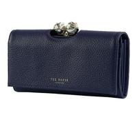 Ted Baker Roosali Rose Detail Leather Large Bobble Purse Dk -Blue Dark Blue