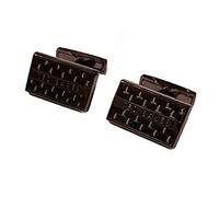 Ted Baker Roosted Black Carbon Fibre Cufflinks One Size
