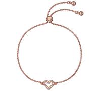 Ted Baker Rose Gold Plated Crystal Halo Heart Bracelet